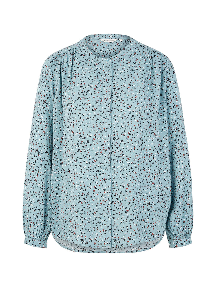 TOM TAILOR Damen Bluse mit Muster 46 30927 - Tourmaline Dot Design, 46 30927 - Tourmaline Dot Design