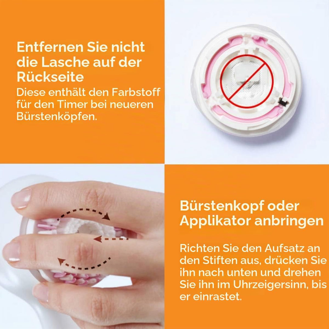 Clarisonic Deep Pore Gesichtsreinigungsbürstenkopf, kompatibel mit Mia 1, Mia 2, Mia Fit, Alpha Fit,