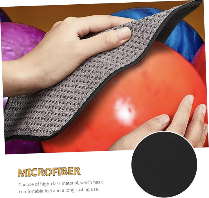 TOYANDONA Mikrofaser-reinigungspad Bälle Putzen Mikrofasertuch Handtuch Unterlage Bowling Sauberes T