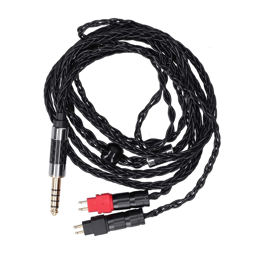 ASHATA Ersatzkabel für Sennheiser, 8-adriges Symmetrisches OCC-Doppelkabel-OCC-Audiokabel für Sennhe