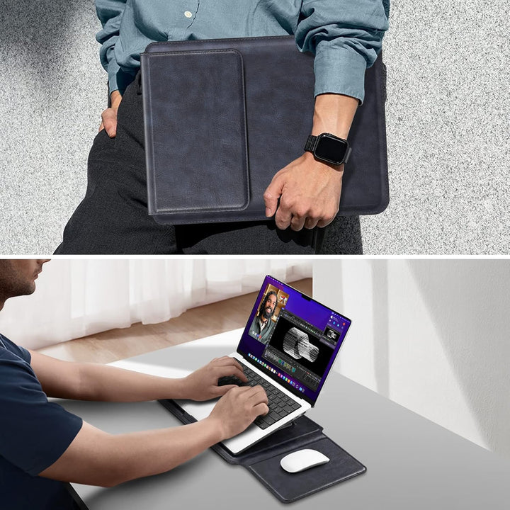 Fintie 13.6 Zoll Laptop Tasche mit Ständer Kompatibel mit MacBook Air 13.6 2026-2022, MacBook Neo, M
