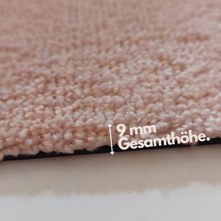 Mad about Mats Fussmatte Perla, Türvorleger, Indoor, Badematte, Pink Rot, Mit Spruch Smile., Trendy,