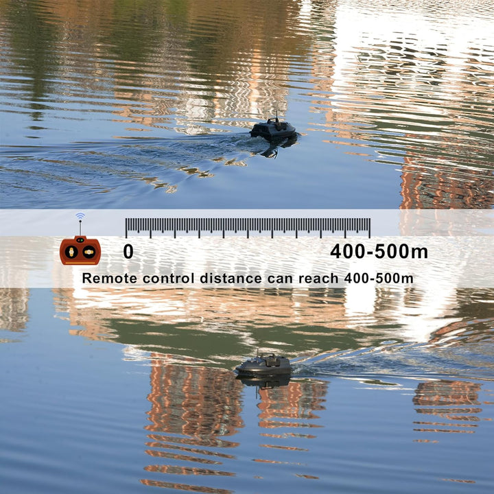 LANGSHI Angelköder-Boot RC Boot 500M Entfernung GPS Köder-Boot GPS Postion Auto Cruise Fernbedienung