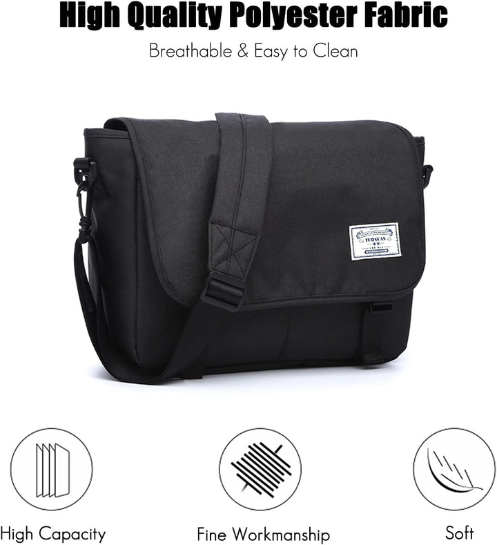 FANDARE Messenger Bag Umhängetasche Schultertasche Laptoprucksäcke Tasche Kuriertasche Polyester Sch