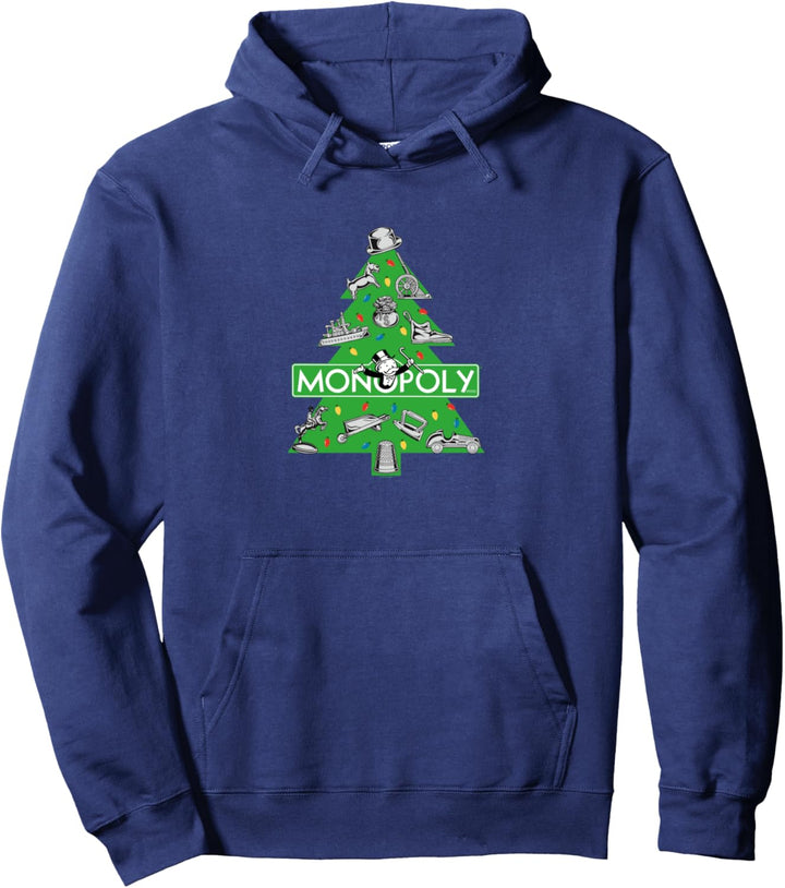 Monopoly Christmas Tree Pullover Hoodie