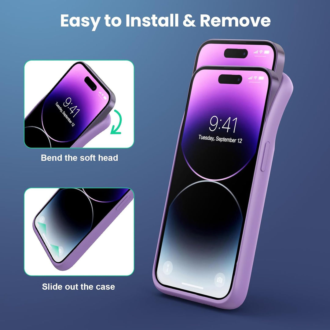 Feob Akkuhülle für iPhone 14 Pro,【2023 Neueste】7200mAh Smart Battery Case Zusatzakku Ladehülle Tragb