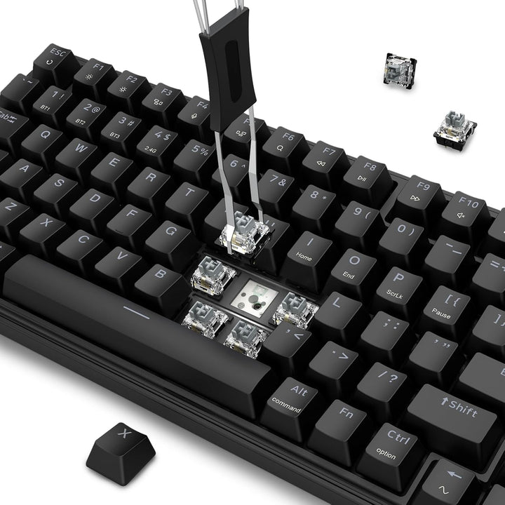 Redragon S162 3-Modus Wireless Gaming Tastatur & Maus-Kombination, 99 Tasten K744 RGB Gaming-Tastatu