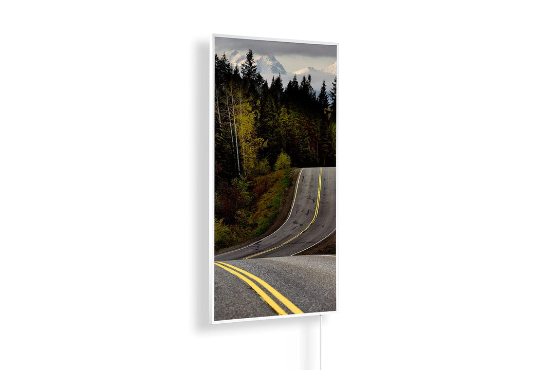 Infrarotheizung mit Bild – Herbst Bildmotive – TÜV SÜD - 450 Watt Bildheizung - Weisser Rahmen (06.