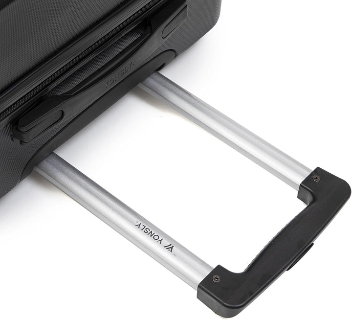 Trolley Reisekoffer, Rollkoffer Handgepäck, Travel Suitcase Hartschalenreisekoffer mit 4 Rollen 360°