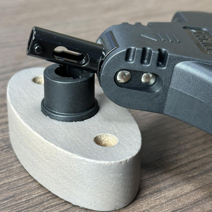 AH85 Gitarrenhalter für die Wand Holz mit Auto-Lock & Drehmechanismus | Universeller Wandhalter für