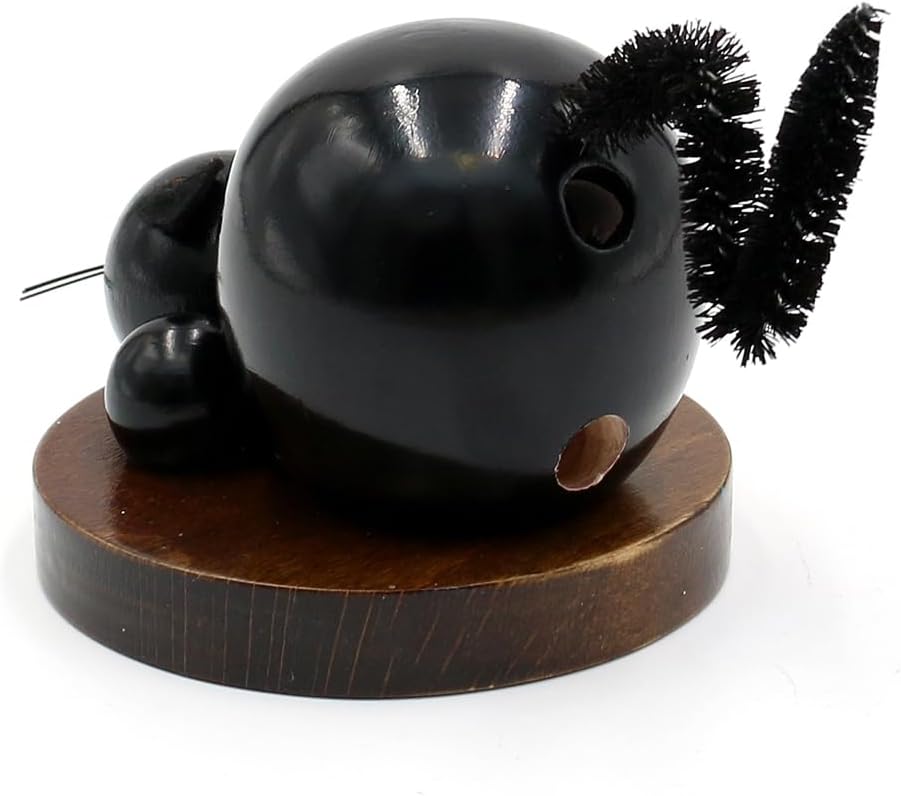 Dekohelden24 Holz-Räucherfigur Katze, in braun, ca. 11 cm, 730302, Katze