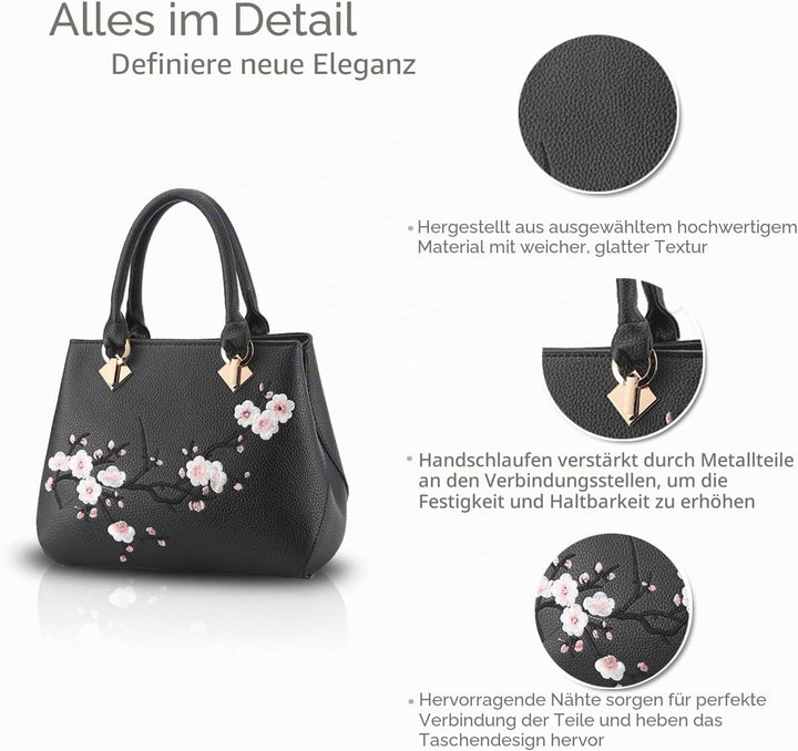 NICOLE&DORIS Elegant Freizeit Schön Damen Handtaschen Umhängetasche Damenhandtaschen Henkeltaschen S