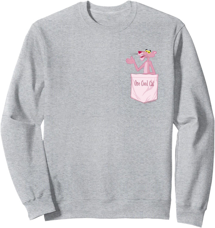 The Pink Panther One Cool Cat Faux Pocket Sweatshirt