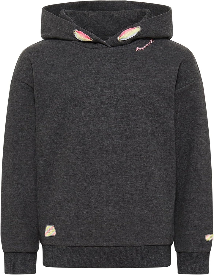 Ragwear ELINKA Mädchen Sweatshirt 128 Dark Grey, 128 Dark Grey