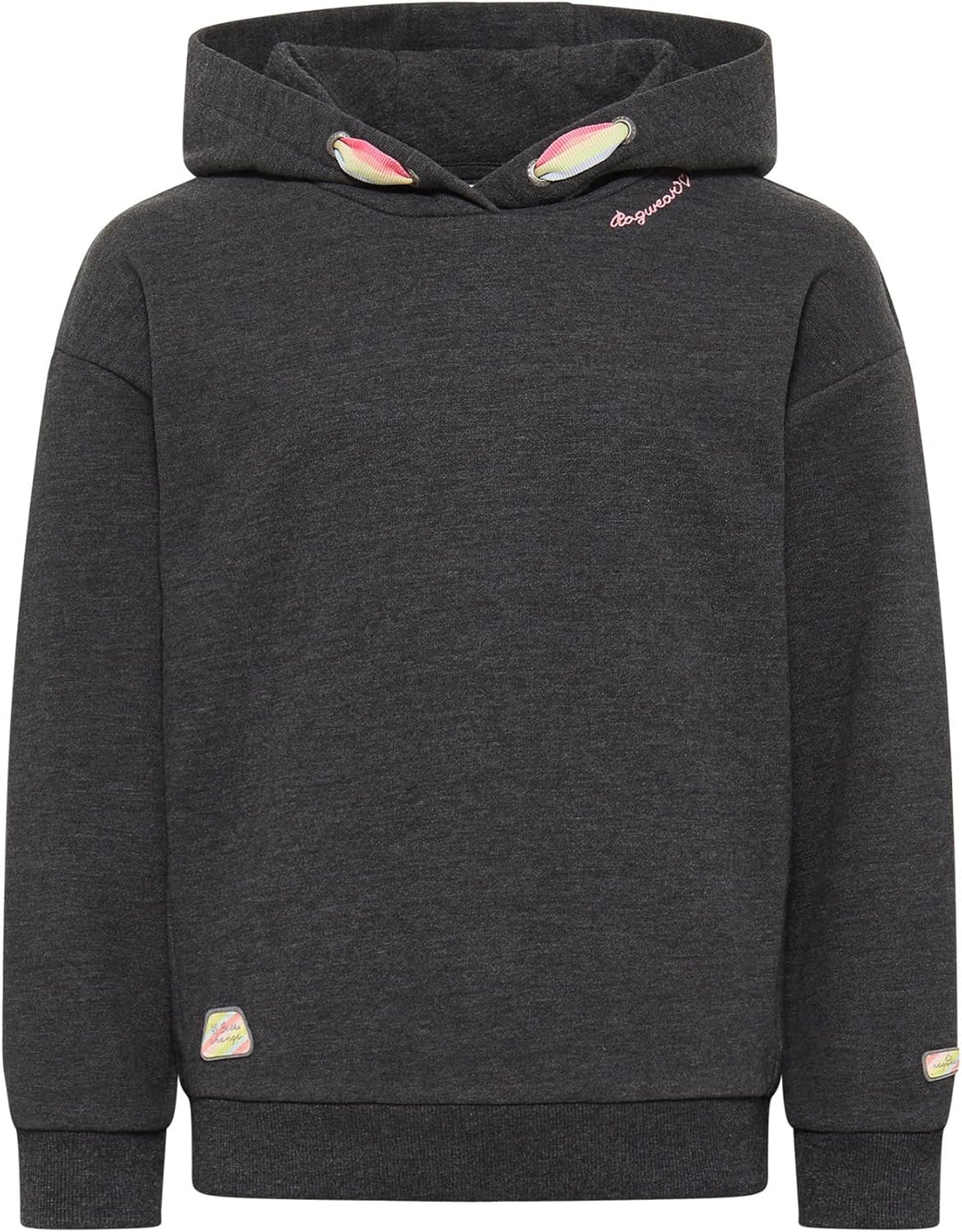 Ragwear Elinka Mädchen Sweatshirt mit Kapuze Sweater Pullover Kapuzenpullover 164 Dark Grey, 164 Dar
