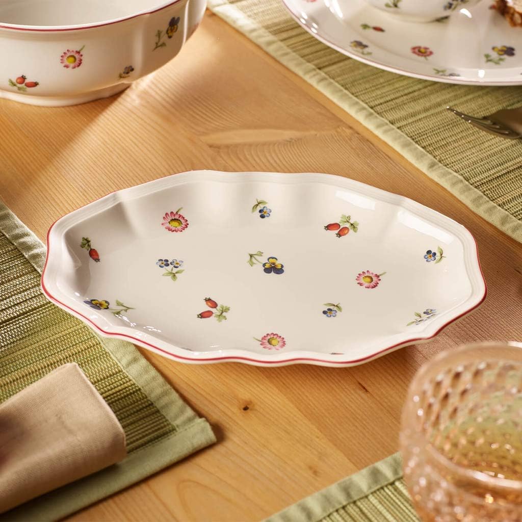Villeroy und Boch Petite Fleur Beilagenschale, Premium Porzellan, 24 cm