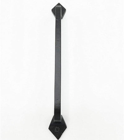 LONTAN 2 Stück Scheunentor Griff Schwarz Schiebetür Griff 203mm lochabstand Scheunentürgriff Türgrif