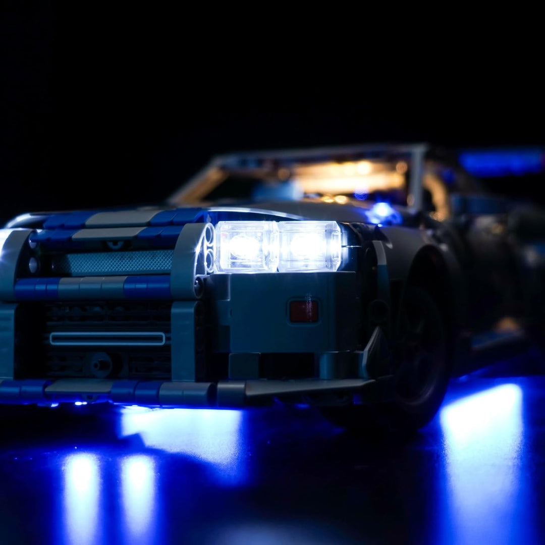 Licht Set Kompatibel mit Lego 42210 2 Fast 2 Furious Nissan Skyline GT-R (R34) Car (Kein Lego-Set),