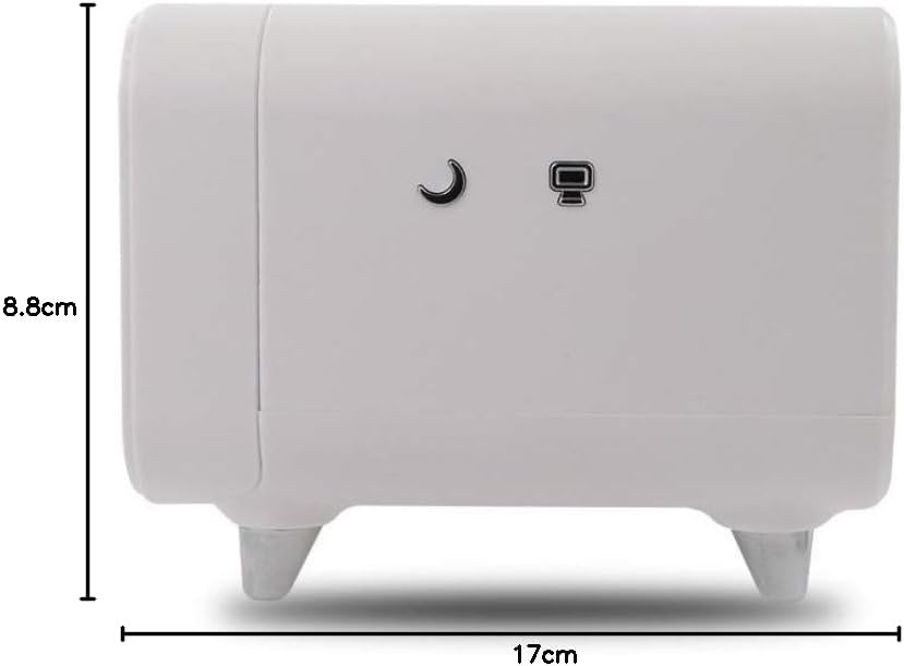 Metronic Wecker mit kabellosem Induktionsladegerät, weiss, 477029