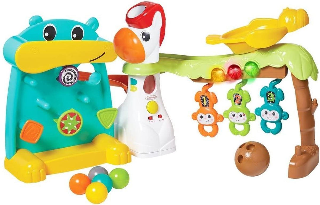 Infantino 317000-00 4 in 1 Grow with Me Playland Activity Centre, Multicolored