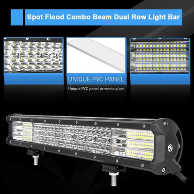 Willpower 17inch 450W Led Zusatzscheinwerfer 12V Led Scheinwerfer Auto IP67 Wasserdicht Flutlicht Pu