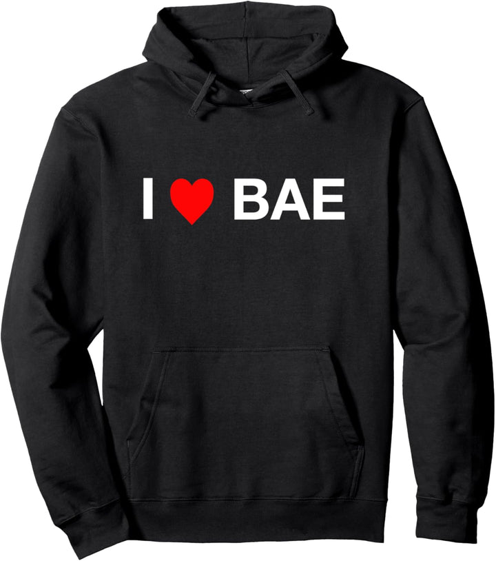 I Heart Bae Pullover Hoodie