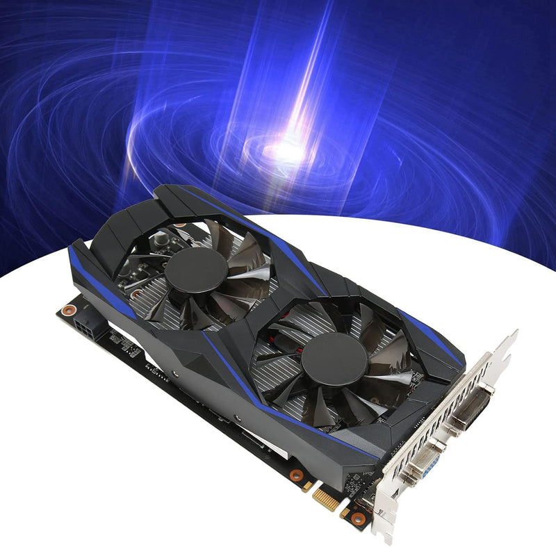 Cuifati GTX550Ti Gaming-Grafikkarte, 6 GB GDDR5 192-Bit-Computer-Grafikkarte mit Zwei Lüftern, PCIe