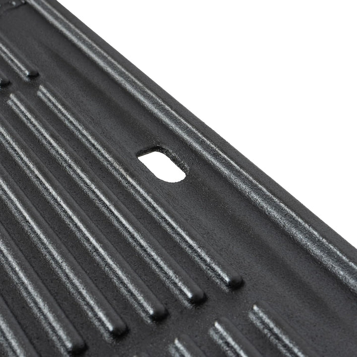 BBQ-Toro Gusseisen Grillplatte | 42,5 x 31,5 cm | Wendeplatte, beidseitig verwendbar | Rechteckig, U