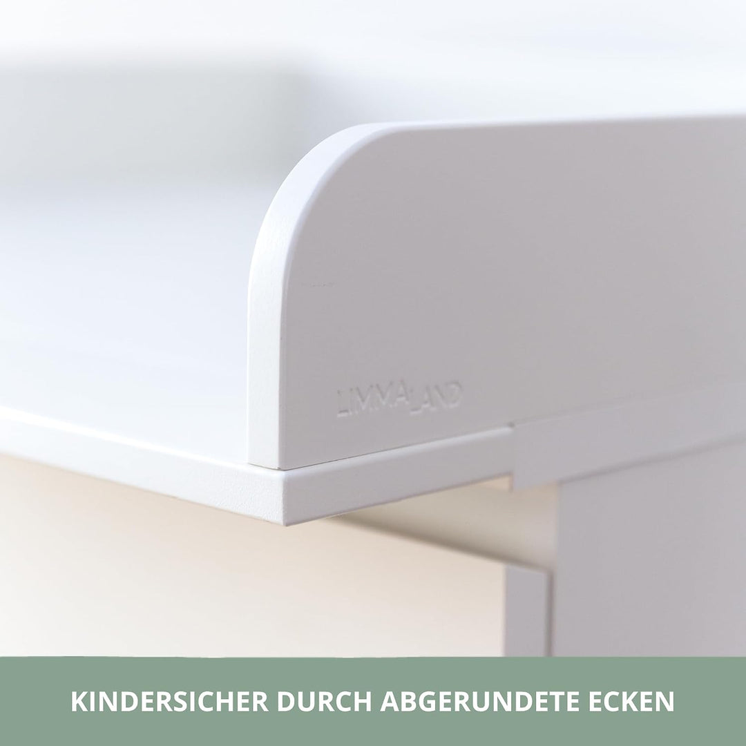 Wickelaufsatz-Set für IKEA MALM Kommode (Pure Beige, Aufsatz &amp; Auflage) Pure Beige Aufsatz &amp; Auflage