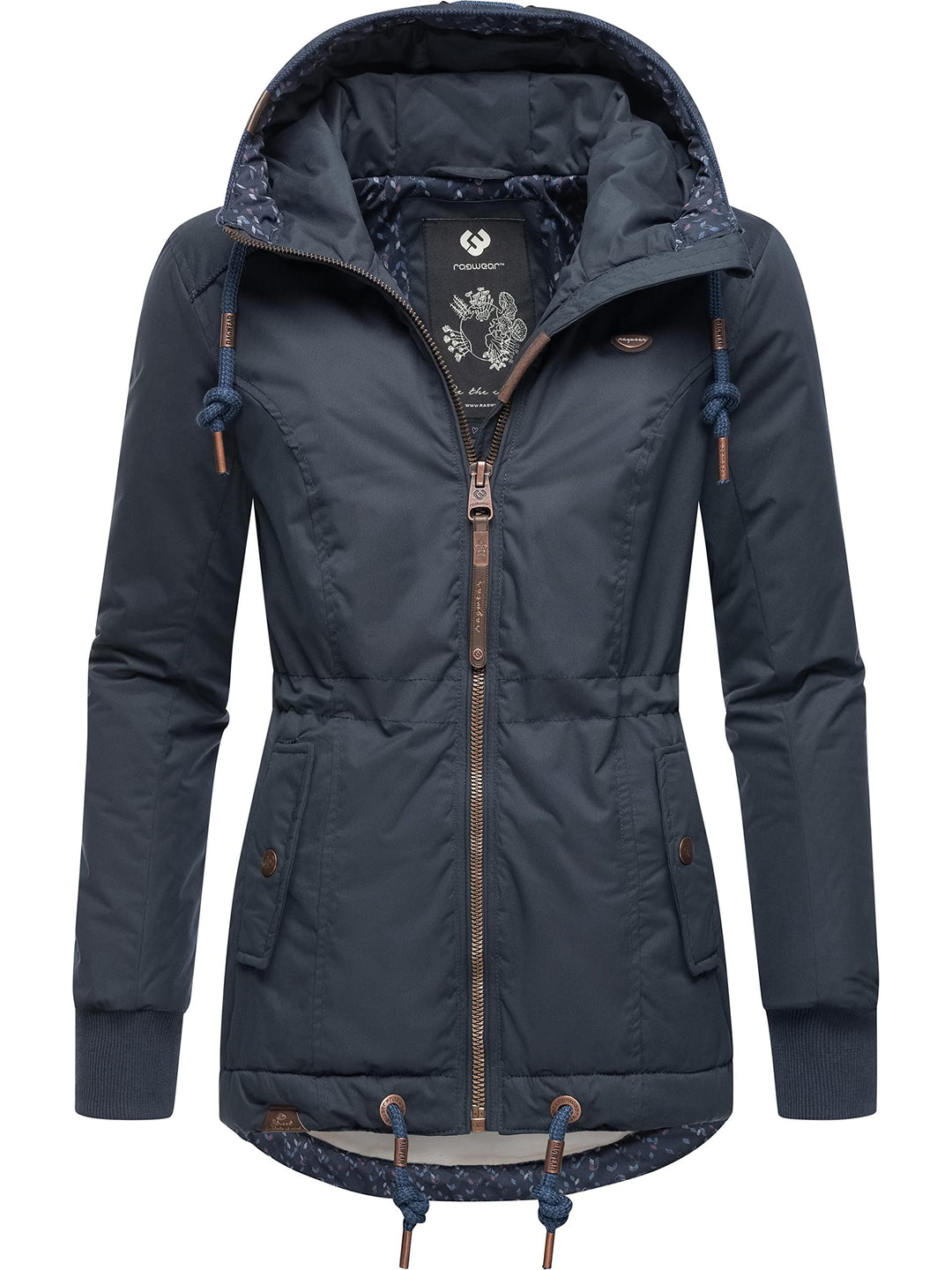 Ragwear Damen Winterjacke Outdoorjacke mit Kapuze YM-Danka XS-6XL M Navy22, M Navy22