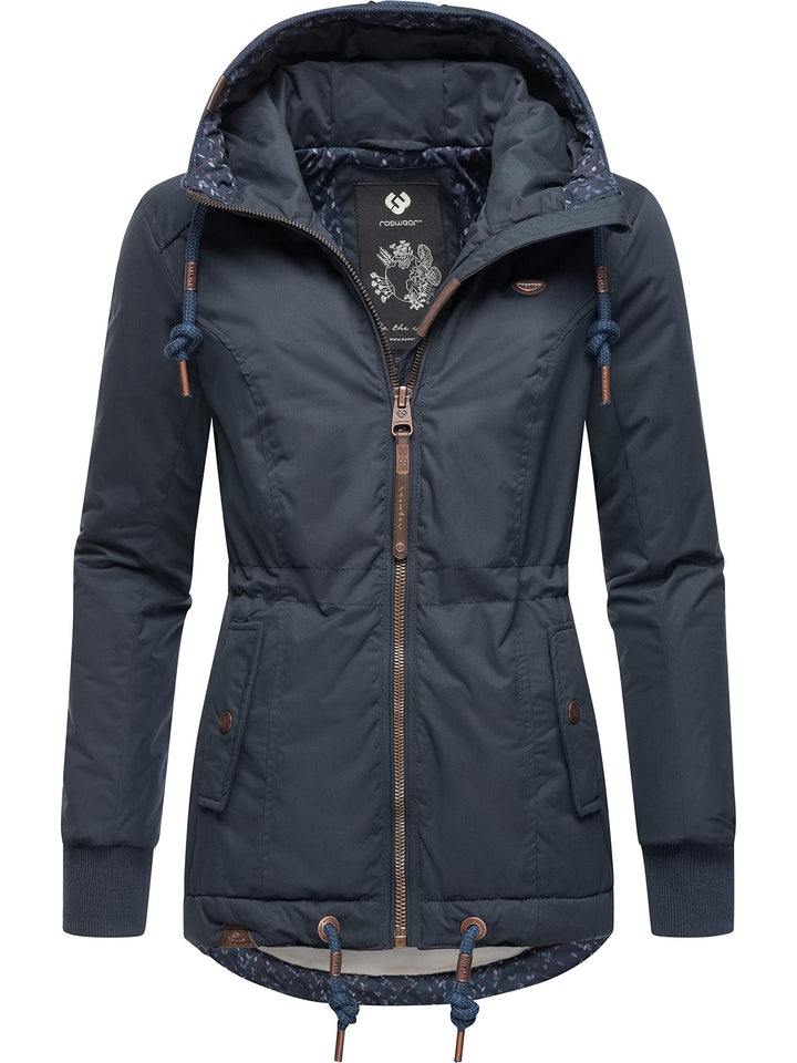 Ragwear Damen Winterjacke Outdoorjacke mit Kapuze YM-Danka XS-6XL M Navy22, M Navy22