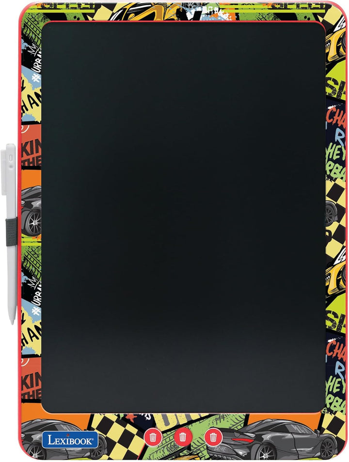 Lexibook, Power Draw®, Elektronische Zeichentafel mit Stift inklusive, Grosses 14’ E-Ink LCD-Display