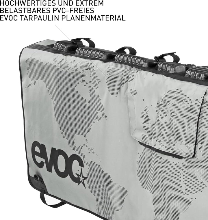 EVOC TAILGATE PAD für Fahrradtransport im Pickup (Fahrradträger ohne Anhängerkupplung, Fixierung von