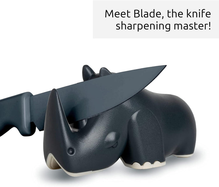 OTOTO Blade Knife Sharpener - Keep Knife Sharper with the Best Knife Sharpener - Fun Kitchen Gadgets