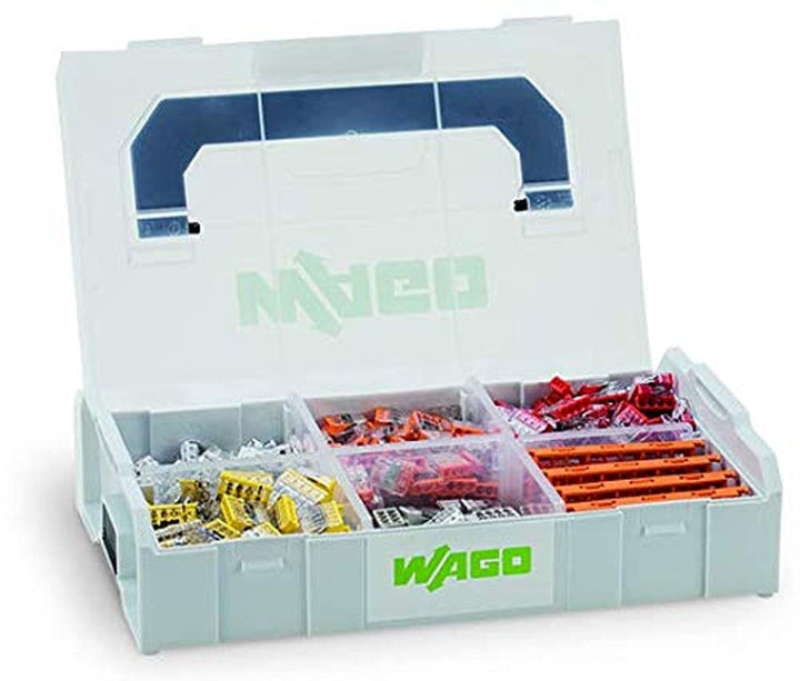 WAGO Original-Set, L-Boxx Mini, Verbindungsdosenklemmen, 887-953 (404 Teile) & WAGO Klemme, 2-Leiter