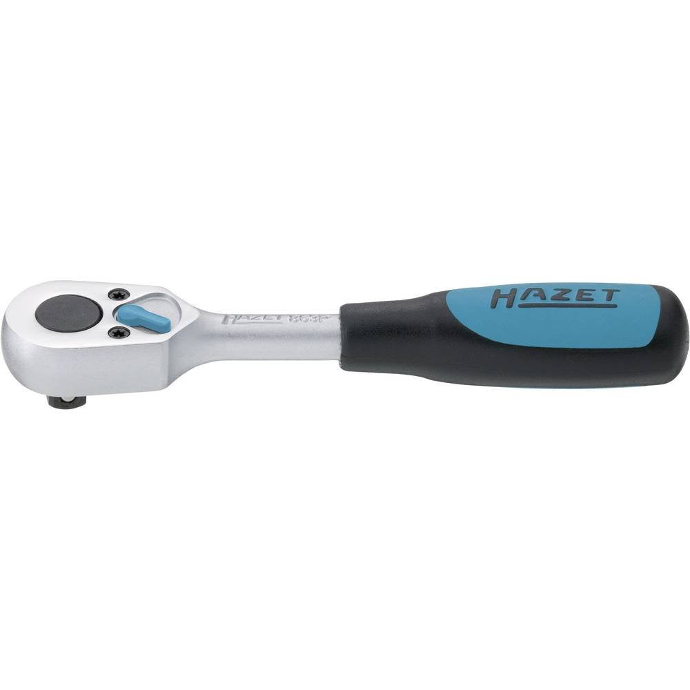 HAZET Umschaltknarre (1/4 Zoll Vierkant, 20 Zähne, 2-Komponenten-Griff) 863P 1/4 Zoll Vierkant stand