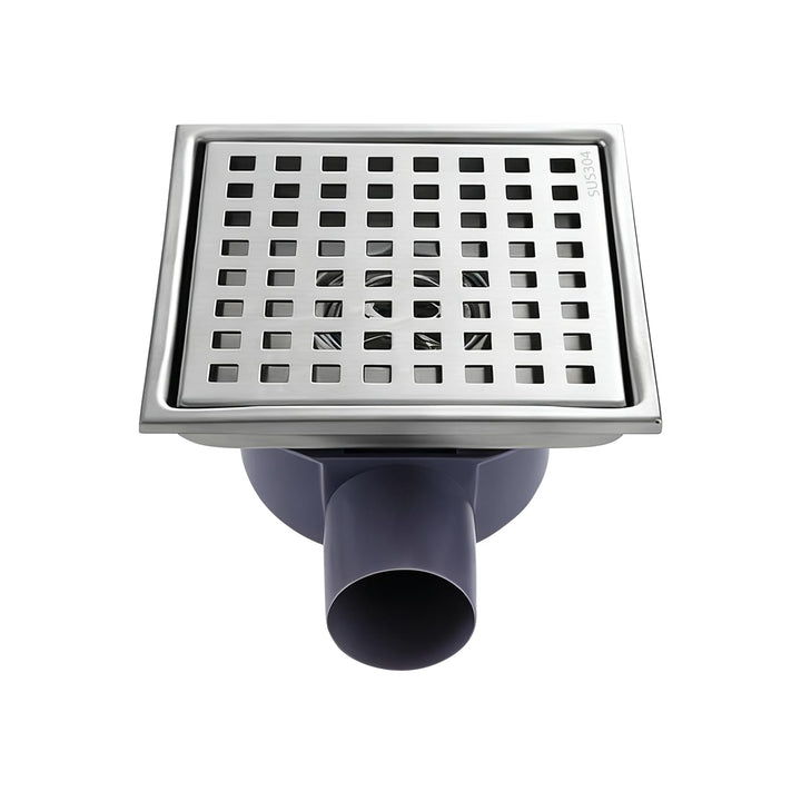 15cm x 15cm Edelstahl Bodenablauf, Aartner Quadratisch Bodenablauf Edelstahl, Bodenablauf Abfluss Du