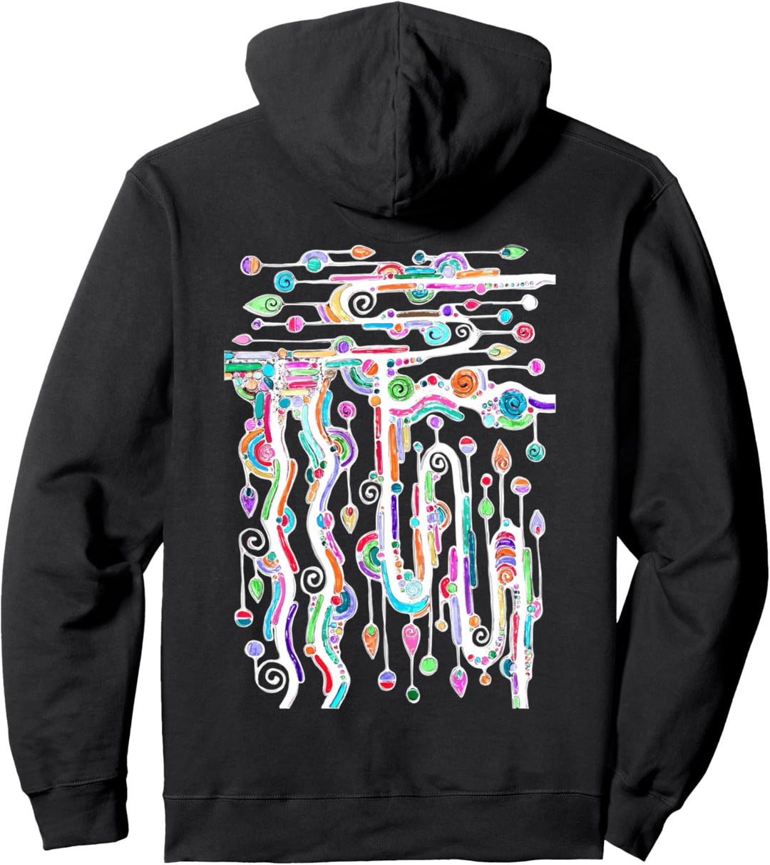 Sketching Fantasy Art - Lines Of Power 2 - Fan Fun Pullover Hoodie