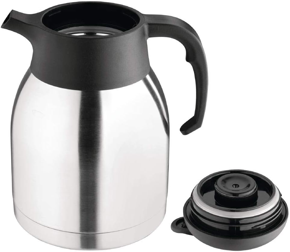 Olympia C092 unzerbrechlich Vakuum Krug, 1,5 l Kapazität, Edelstahl Finish, 215(H) x 143(Ø)
