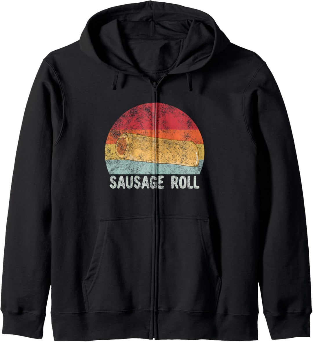 Retro Sausage Roll - Sausage Roll Lover Kapuzenjacke