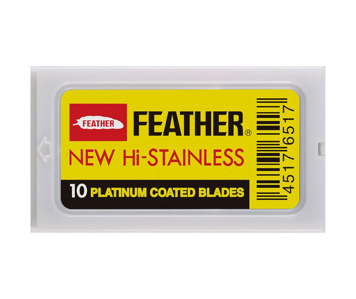 200 Feather Razor Blades NEW Hi-stainless Double Edge by Feather