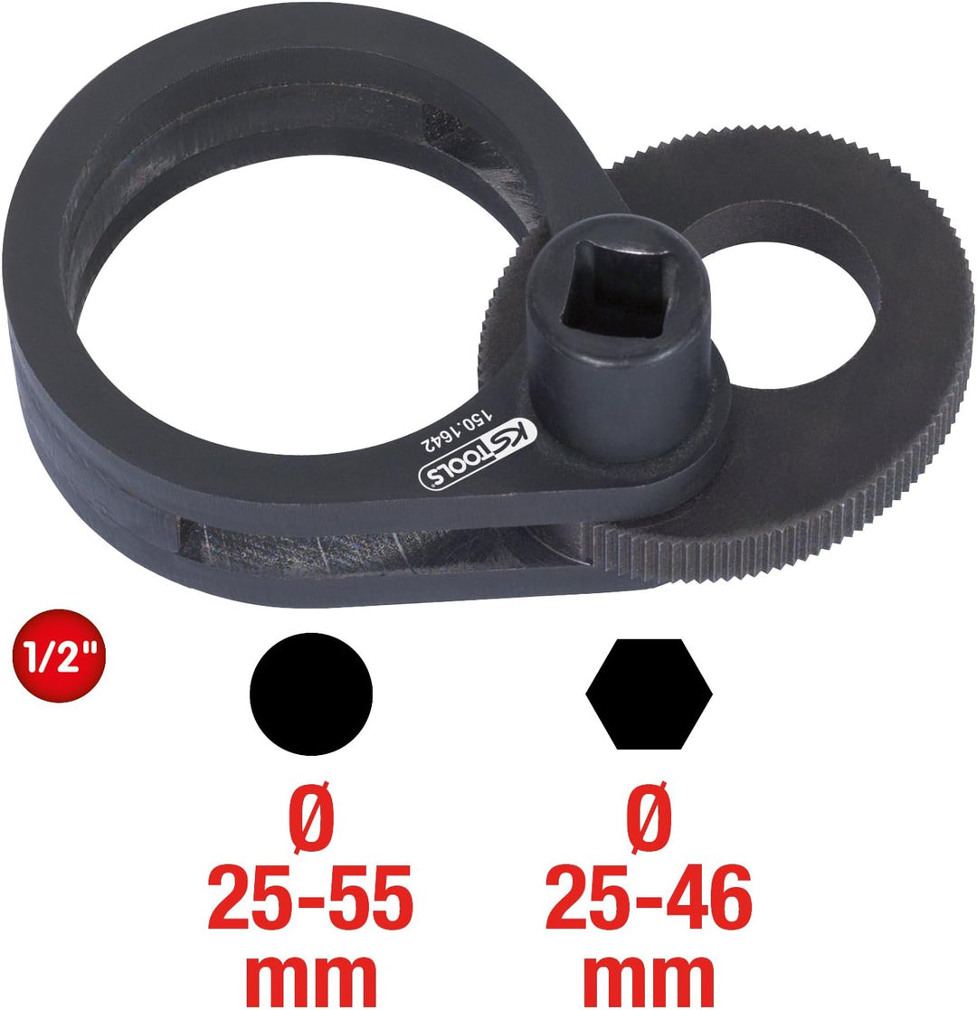 KS Tools 150.1642 Exzenter Klemm- und Drehvorrichtung, 25-55mm