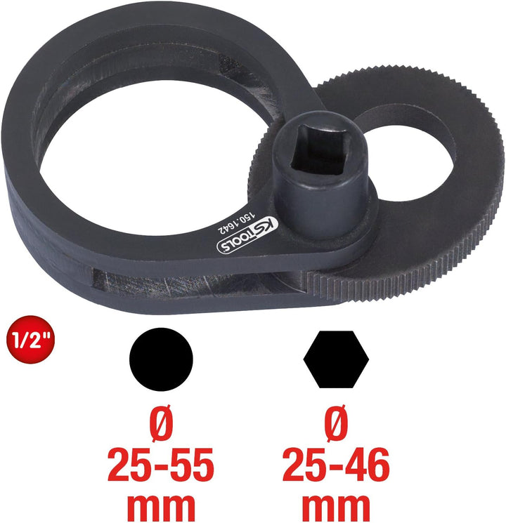 KS Tools 150.1642 Exzenter Klemm- und Drehvorrichtung, 25-55mm