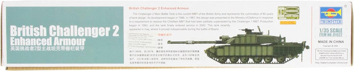 Trumpeter 01522 Modellbausatz British Challenger2 with Anti-Heat Fence