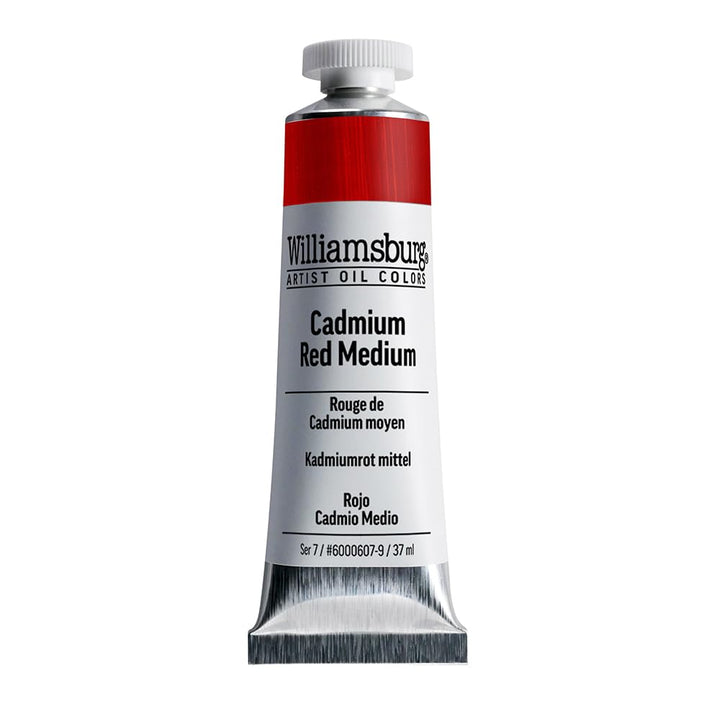 Williamsburg - Handgemachte Oelfarbe - 37 ml - Kadmiumrot Mittel 37 ml Kadmiumrot Mittel, 37 ml Kadm
