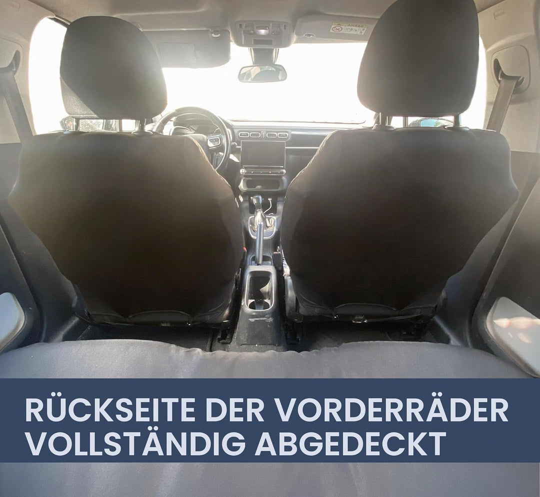 Auto Accessori Lupex - Sitzbezüge für Autositz, kompatibel Autositzbezüge für Cinquecento 500, Schwa