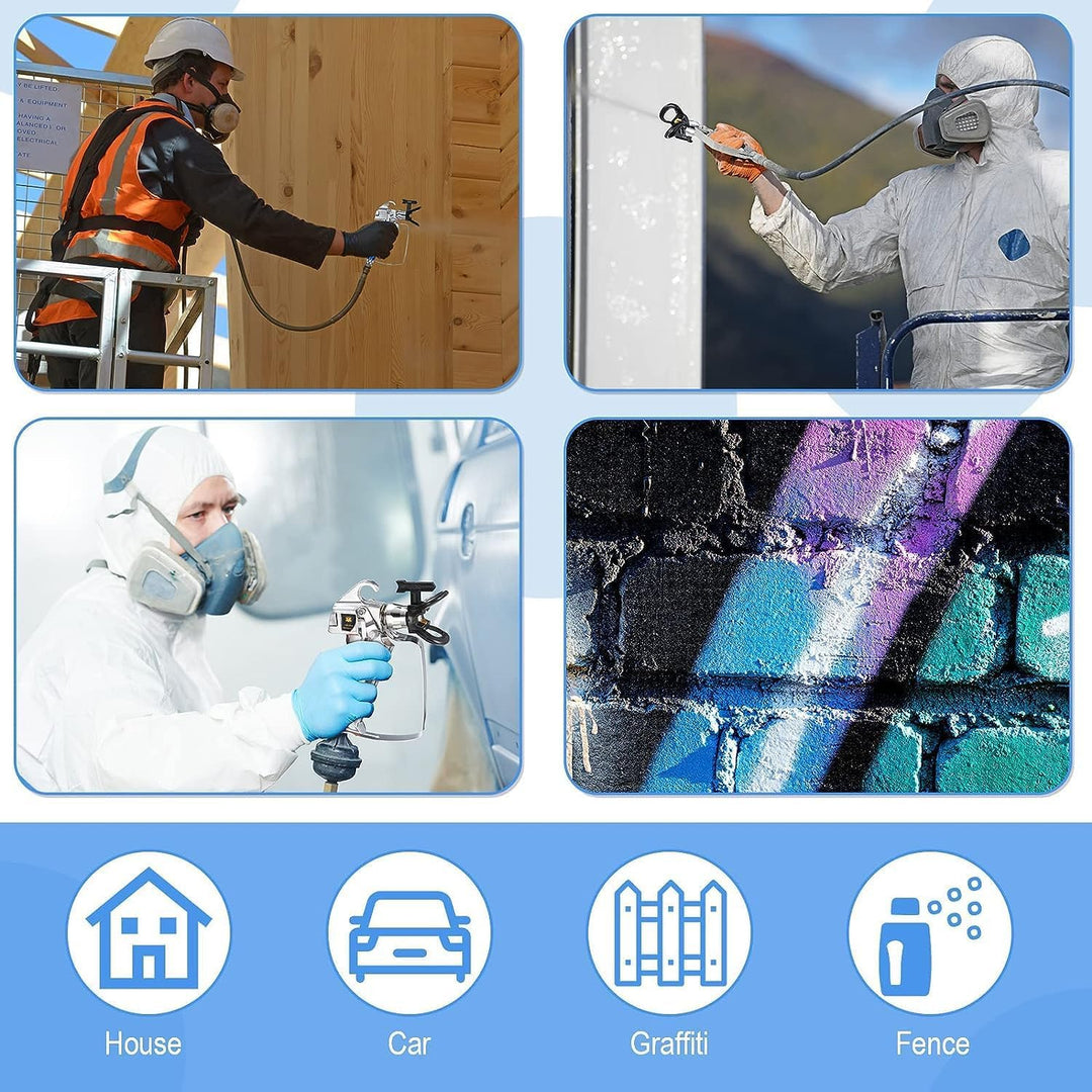 WOOLUCK® 6 Stück Airless düse mit spitzendichtung,und 60 Mesh Airless Spray Gun Filter Elemente,für