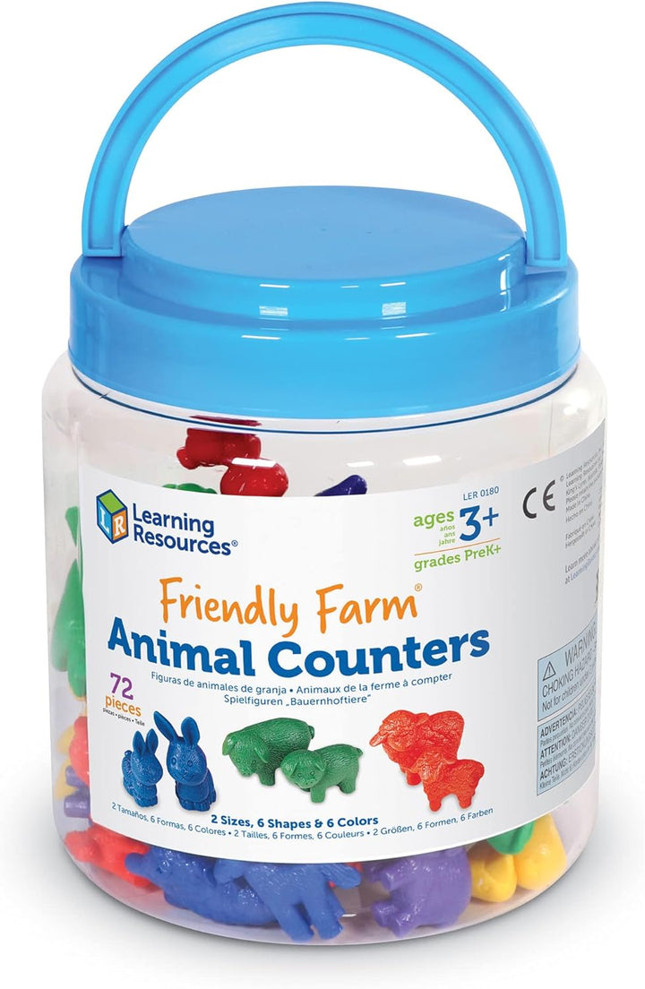Learning Resources Friendly Farm® Tierspielfiguren, 72-teilig