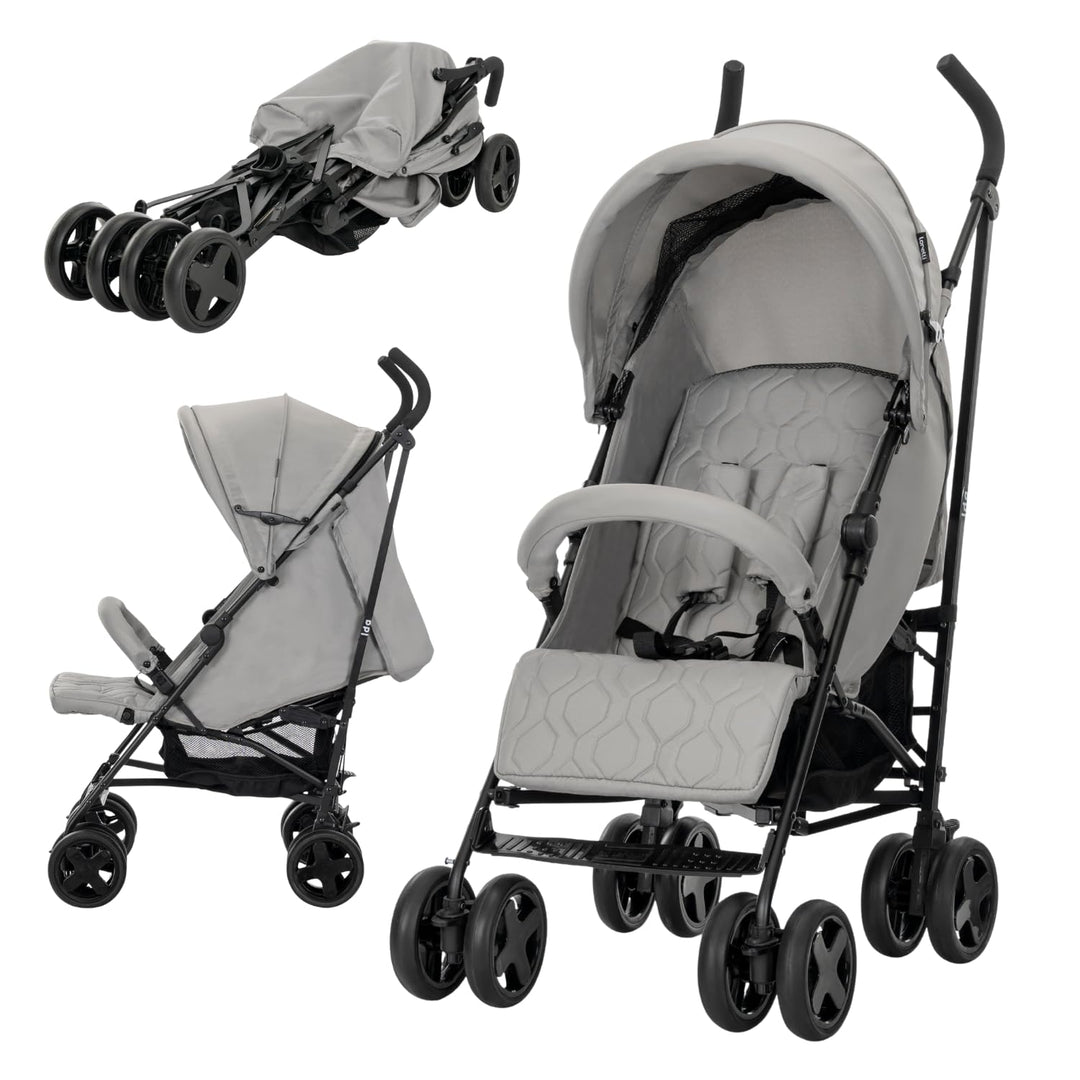 Lorelli Kinderwagen Ida, Reisebuggy, Baby Buggy klein zusammenklappbar, Leicht - nur 8,4 kg, kompakt