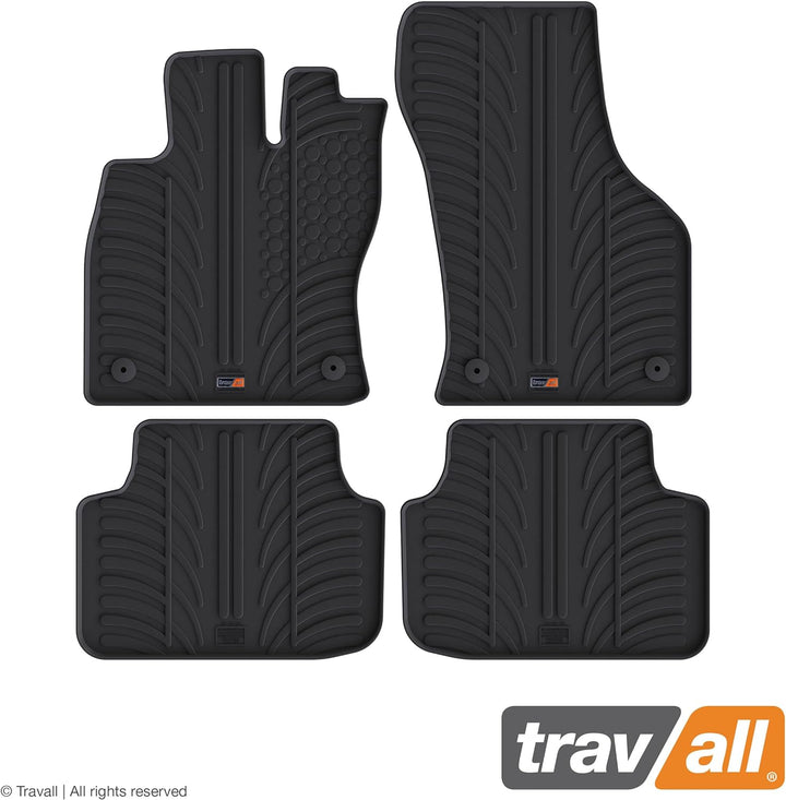Travall Mats Gummifussmatten Kompatibel Mit Skoda Octavia Fliessheck und Combi (2012-2020) Scout (20